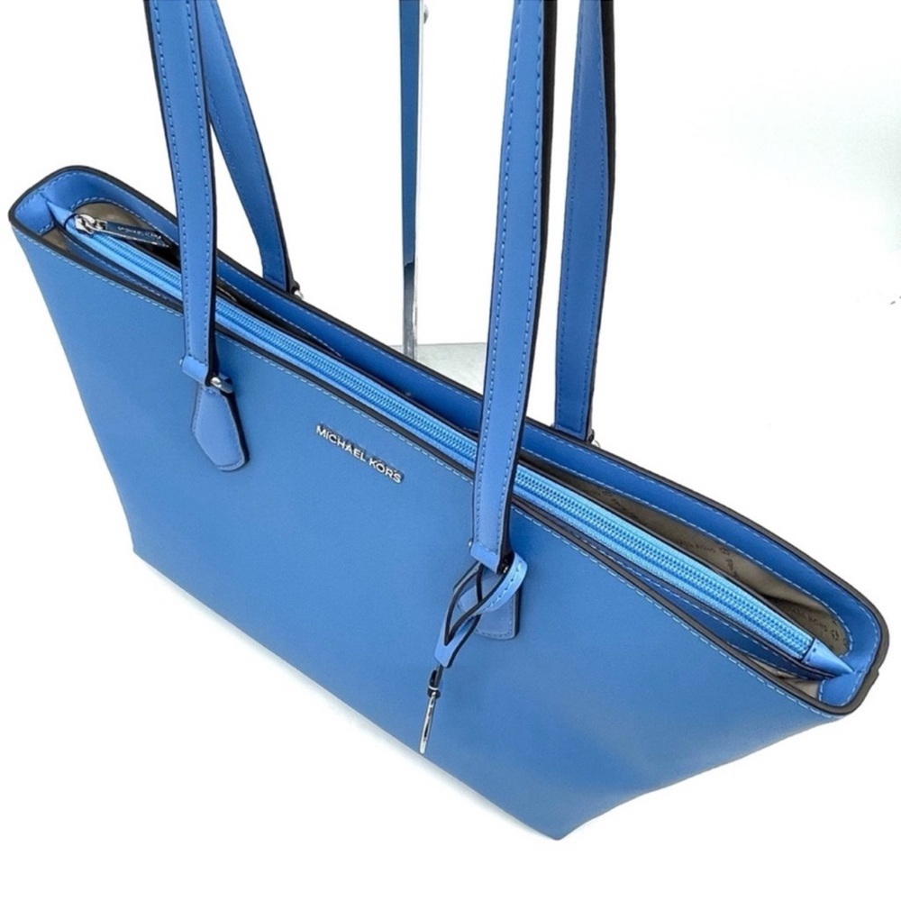 Michael Kors Bag Large Sheila Mf Tote Bag South Pacific Blue - Picture 4 of 13